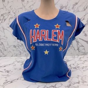Women's Harlem Globetrotters Royal Blue Tee Shirt